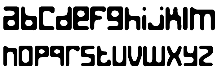 Jed the Humanoid Font LOWERCASE