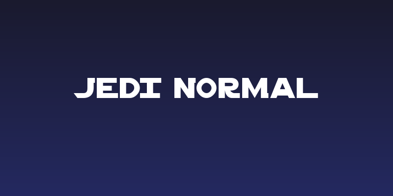 Jedi Normal Social Header