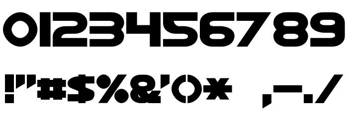 Jedi Solid Normal Font OTHER CHARS