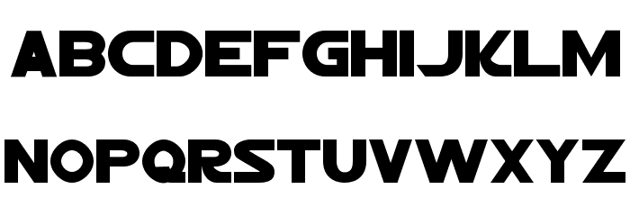 Jedi Solid Normal Font LOWERCASE