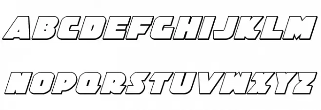 Jedi Special Forces 3D Italic