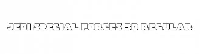 Jedi Special Forces 3D Regular 