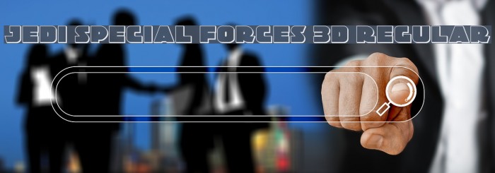 Jedi Special Forces 3D Regular Font examples