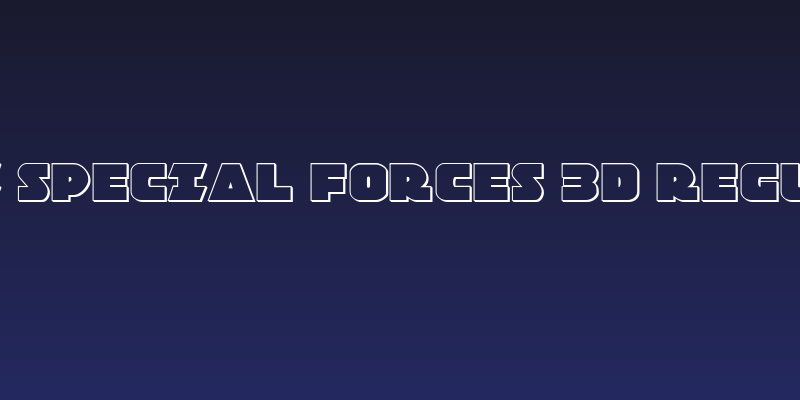 Jedi Special Forces 3D Regular Social Header