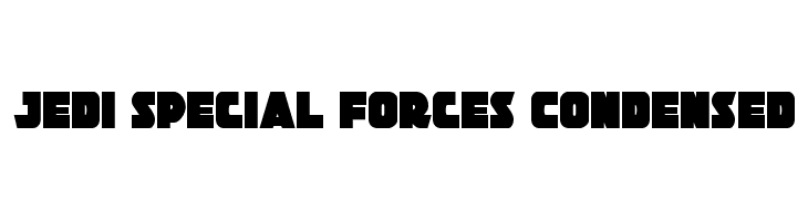 Jedi Special Forces Condensed  font caratteri gratis