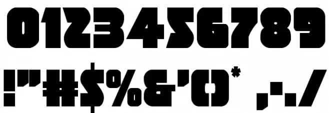 Jedi Special Forces Condensed Font OTHER CHARS