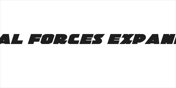 Jedi Special Forces Expanded Italic Logo