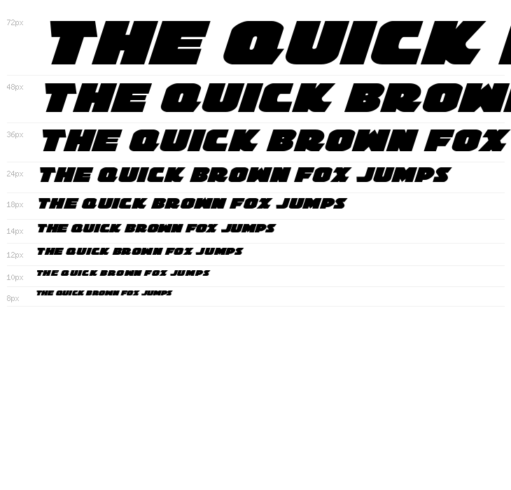 Jedi Special Forces Expanded Italic Waterfall