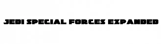 Jedi Special Forces Expanded  Frei Schriftart Herunterladen