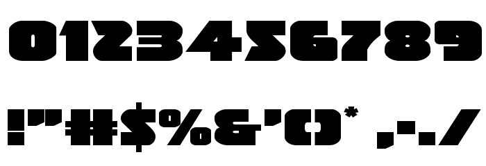 Jedi Special Forces Expanded Font OTHER CHARS