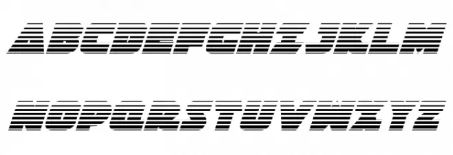 Jedi Special Forces Gradient Italic Шрифта ВЕРХНИЙ