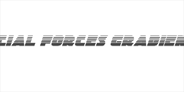 Jedi Special Forces Gradient Italic Logo