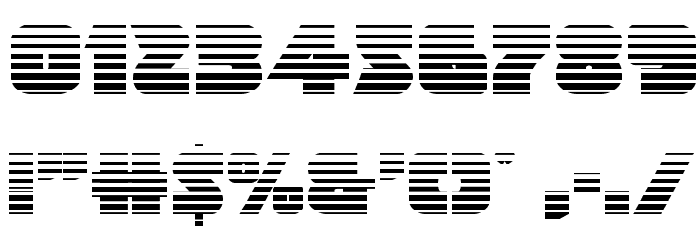 Jedi Special Forces Gradient Regular Font OTHER CHARS