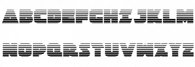 Jedi Special Forces Gradient Regular Schriftart Groß