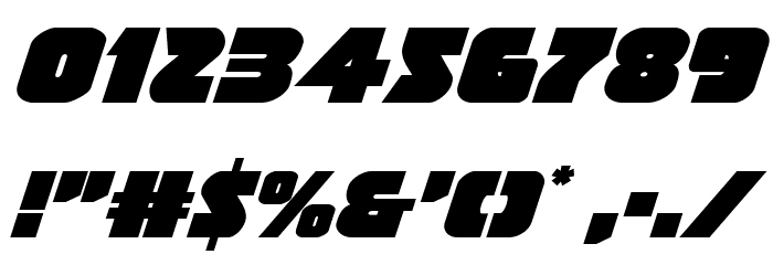 Jedi Special Forces Italic Font OTHER CHARS