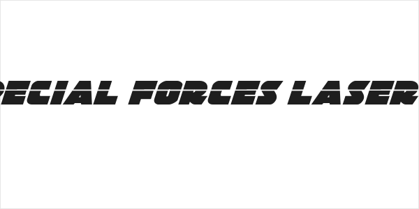Jedi Special Forces Laser Italic Logo