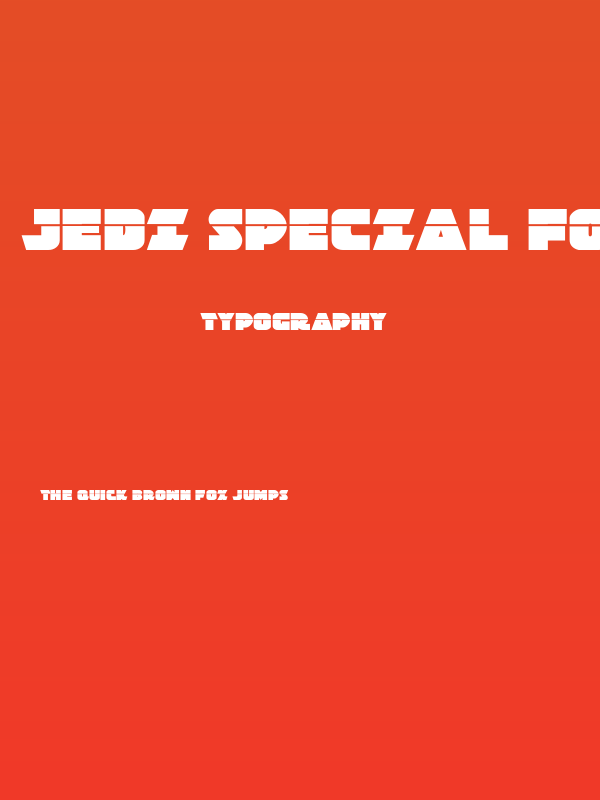 Jedi Special Forces Laser Regular Poster