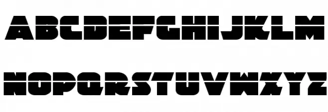 Jedi Special Forces Laser Regular Font LOWERCASE