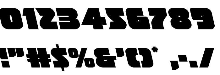 Jedi Special Forces Leftalic Font OTHER CHARS