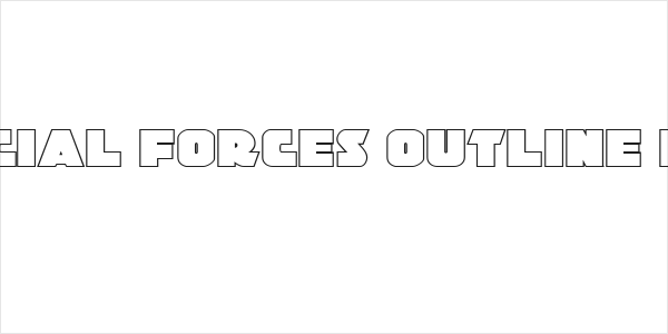 Jedi Special Forces Outline Regular Logo