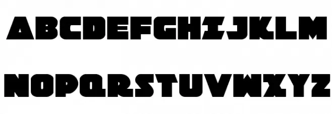 Jedi Special Forces Regular Шрифта ВЕРХНИЙ