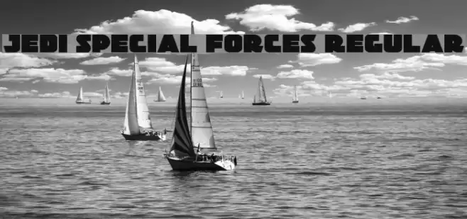 Jedi Special Forces Regular Font examples