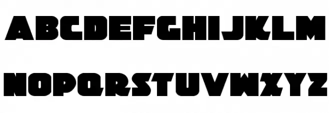 Jedi Special Forces Regular フォント 小文字