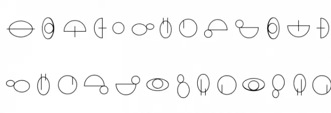 Jedi Symbol Schriftart Groß