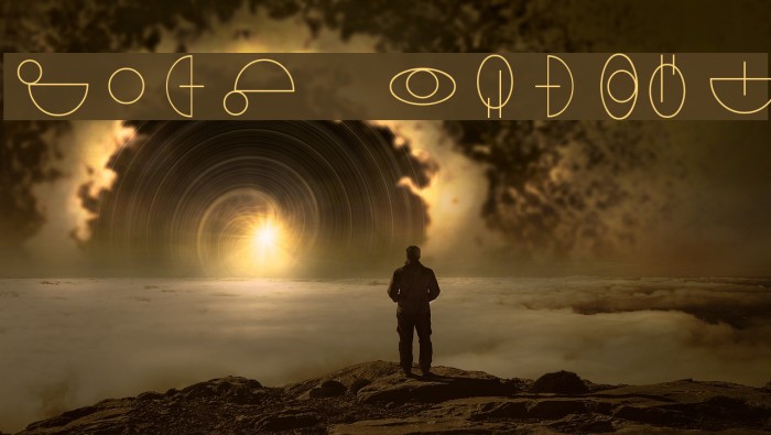 Jedi Symbol Font examples