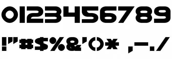 Jedi Font OTHER CHARS