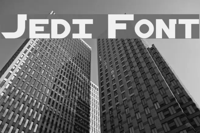 Jedi Font examples