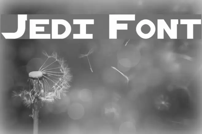 Jedi Font examples
