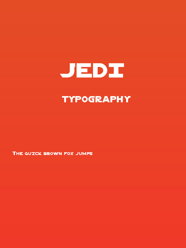 Jedi Poster
