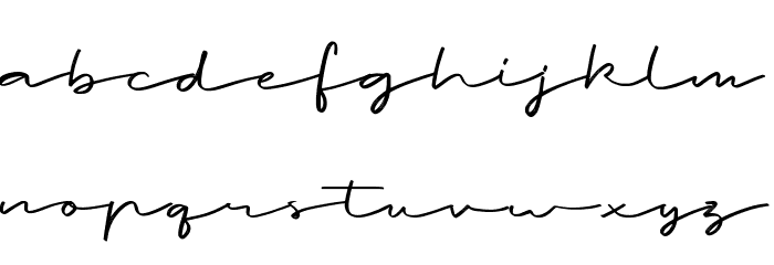 Jee Wish Demo Version Font LOWERCASE