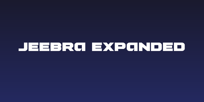 Jeebra Expanded Social Header