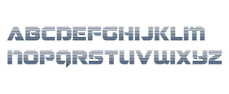 Jeebra Gradient Lowercase