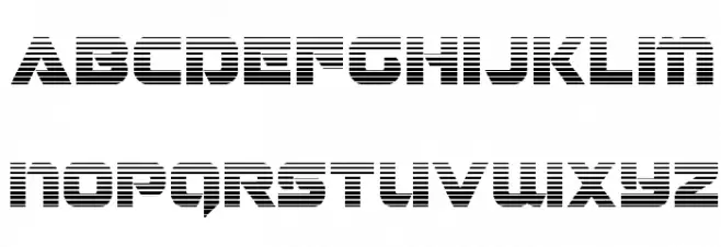 Jeebra Gradient フォント 小文字