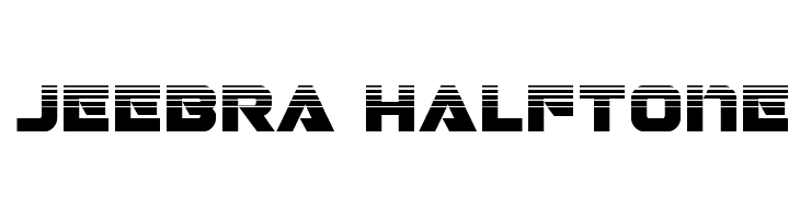 Jeebra Halftone  Fuentes Gratis Descargar