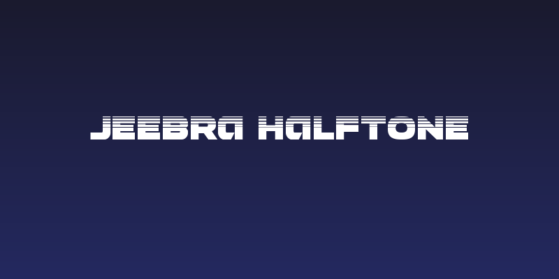 Jeebra Halftone Social Header