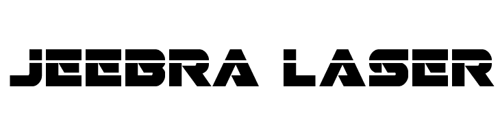 Jeebra Laser  免费字体下载