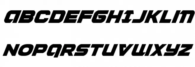 Jeebra Super-Italic Шрифта ВЕРХНИЙ