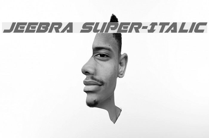 Jeebra Super-Italic Example 3