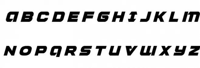 Jeebra Title Italic Polices MAJUSCULES