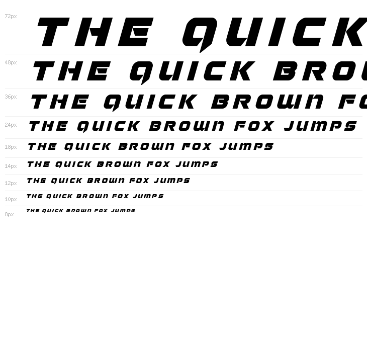 Jeebra Title Italic Waterfall