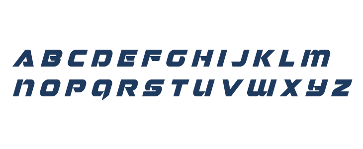 Jeebra Title Italic Lowercase