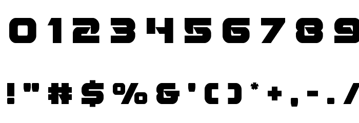 Jeebra Title Font OTHER CHARS
