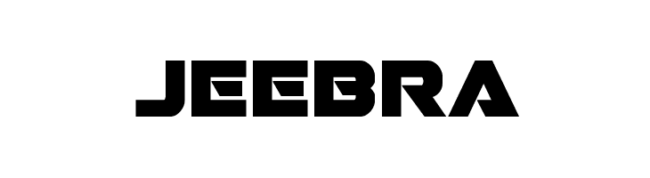 Jeebra  font caratteri gratis