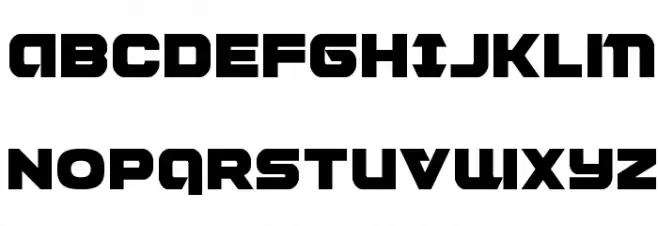 Jeebra フォント 大文字
