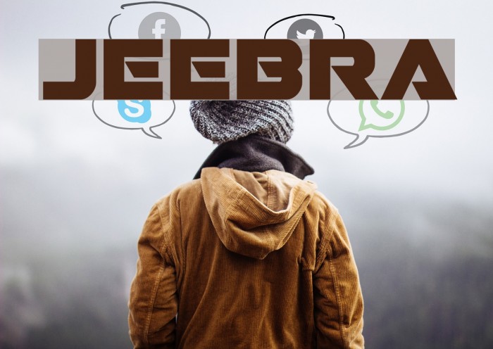 Jeebra Font examples