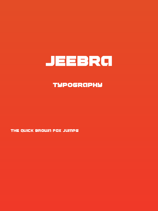 Jeebra Poster